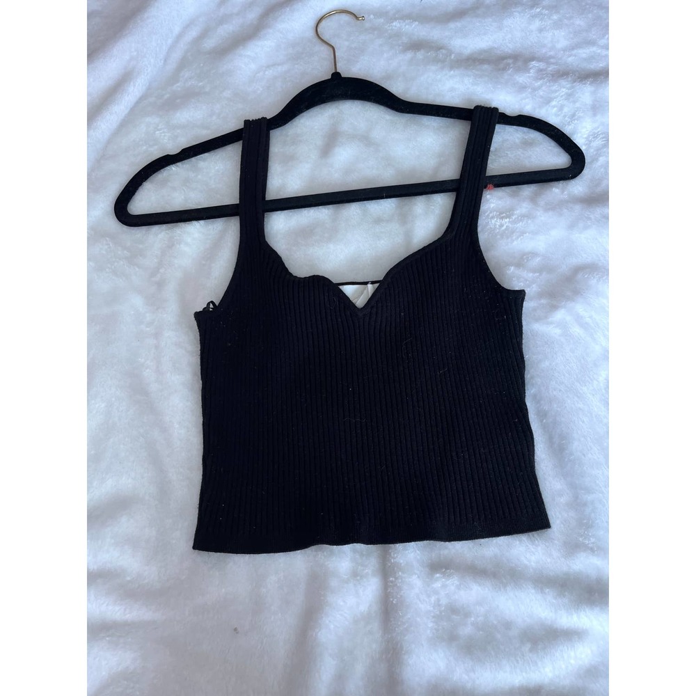 H&M Black Ribbed Top